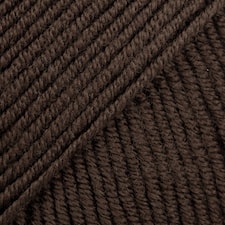 Merino Extra Fine Uni Colour Garn Merinoull 50 g Mörkbrun (09) Drops