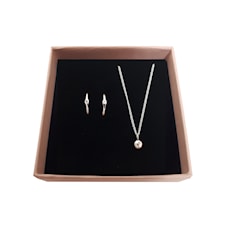 Smyckeset Raw Diamond Sterling Silver Giftbox