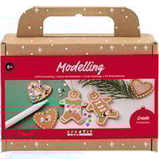 DIY Kit Modellera Små tårtfigurer mellanbrun, 1 förp.