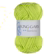 Bambino Garn Bomullsmix  50 g Lime 436 Viking Garn