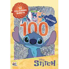Stitch Malebok med Klistremerker 100-pakning Hologram Sense