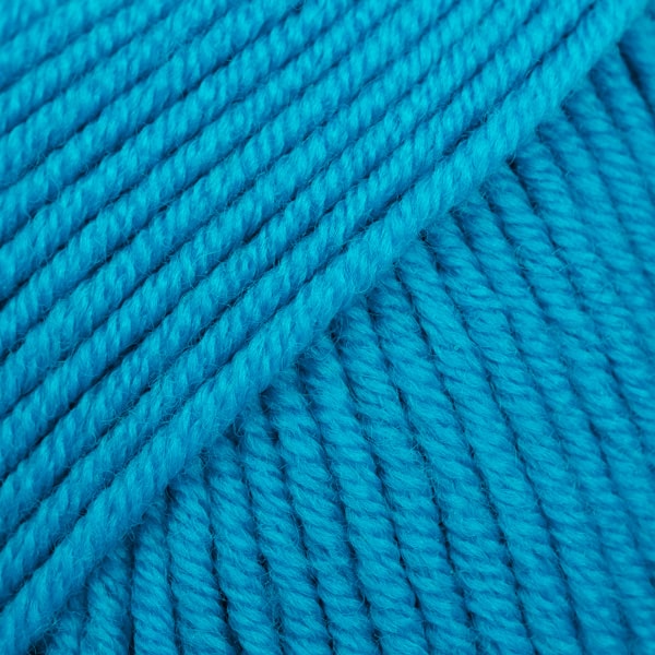 Merino Extra Fine Uni Colour Garn Merinoull 50 g Turkos (29) Drops