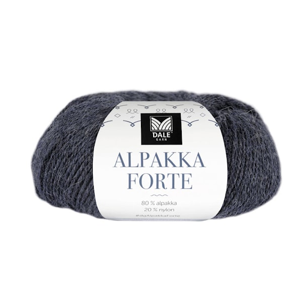 Dale Garn Alpakka Forte Garn 50 g Indigo melert