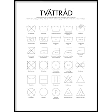 Tvättråd Poster30x40cm