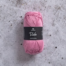 Tilda Garn Bomullsmix 50 g klarrosa 542 Svarta Fåret