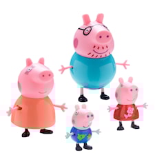 Greta Gris Figurer Familj