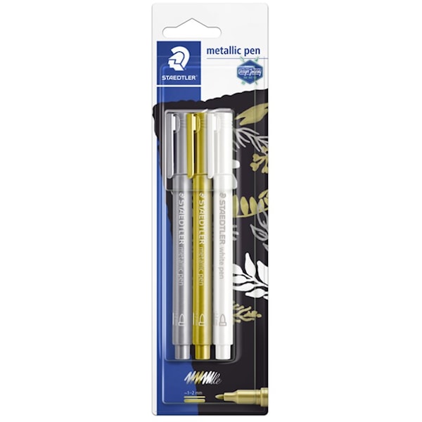 Tusj Metallic Pen 2+1 Staedtler