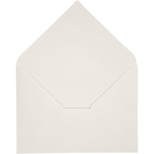 Konvolutt, str. 11,5x16 cm, 100 g, 10 stk., kremhvit