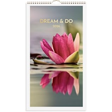 Väggkalender 2026 Dream & Do 250x450 mm Burde