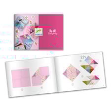 Origami-kukkatarrat, 24 arkkia, 192 Djeco-tarraa