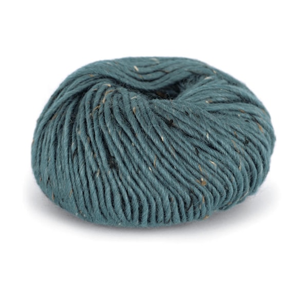 Du store Alpakka Alpakka Tweed Garn Alpakka Ull Mix 50 g Petrol 114