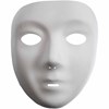 Mask Av Plast 14x17,5 cm Vit 12 st