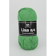 Lisa 8/4 lanka puuvilla 50 g Vihreä Svarta Fåret