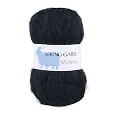 Mohrino 50 g Black 503 Viking Garn