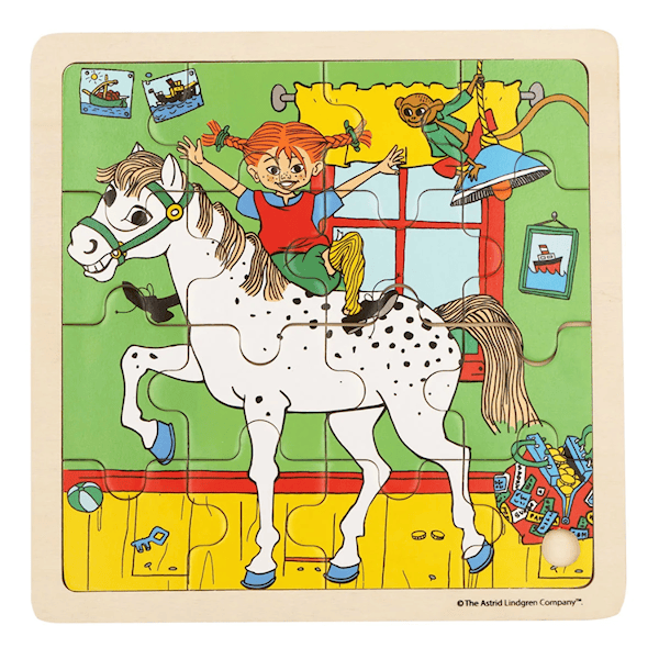 Astrid Pippi rampussel Square Horse 16 bitar