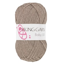 Baby Ull Garn Merinoull 50 g Ljusbrun 309 Viking Garn