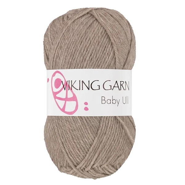 Baby Ull Garn Merinoull 50 g Viking Garn