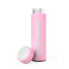Twistshake Hot or Cold Bottle 420ml Pastel Pink