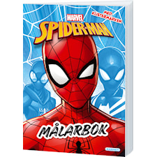 Målarbok Spiderman med klistermärken Kärnan