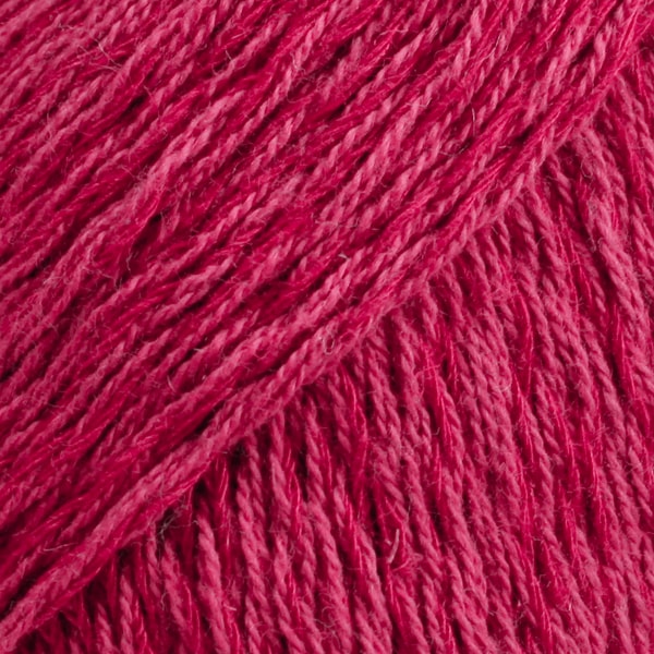 Belle Uni Colour Garn Bomullmiks 50 g Kirsebær 12 Drops
