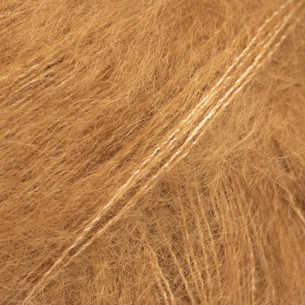 Kid- Silk Uni Color Garn Mohair Silke 25 g caramel 50 Drops