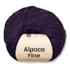 Alpaca Fine 50 g Deep purple melange A225 Adlibris