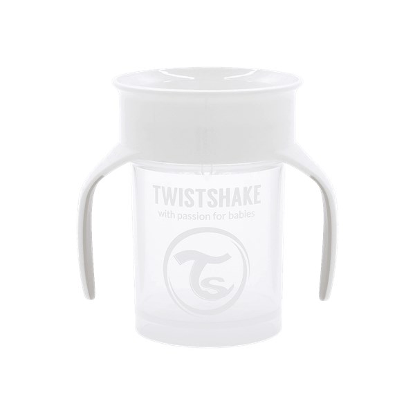 Twistshake 360 Cup 6+m White