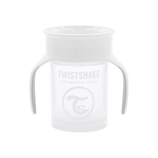 Twistshake 360 Cup 6+m White