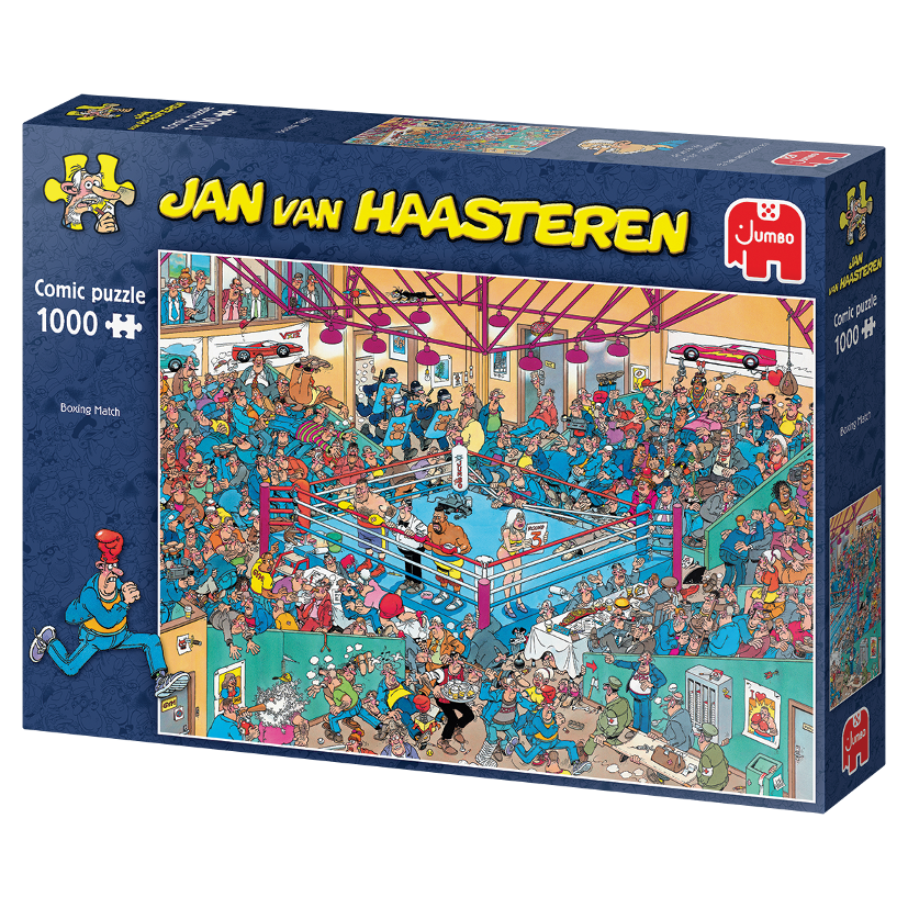 Jan Van Haasteren, Boxing Match Pussel 1000 Bitar, Jumbo - Present ...