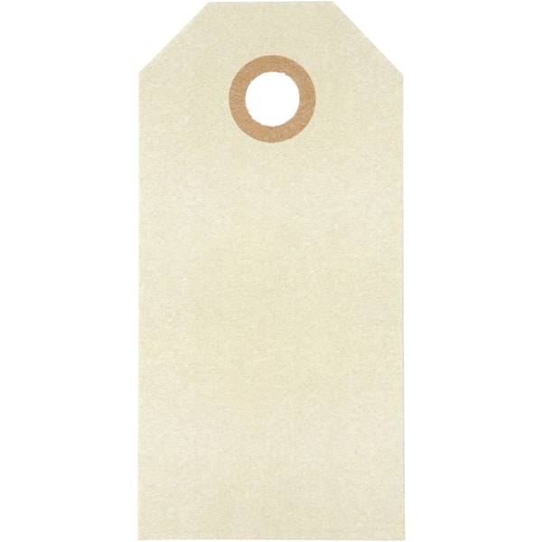 Etiketter Manilla 4x8 cm Natur 20 st