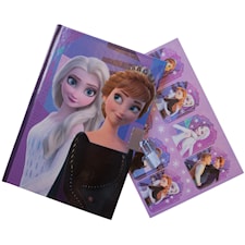 Frozen Dagbok med lås & stickers