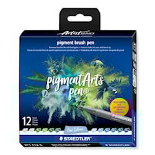 Brushpen Pigment Kall 12-pack Staedtler