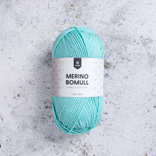 Merino Bomull 50 gr Basil (15) Järbo