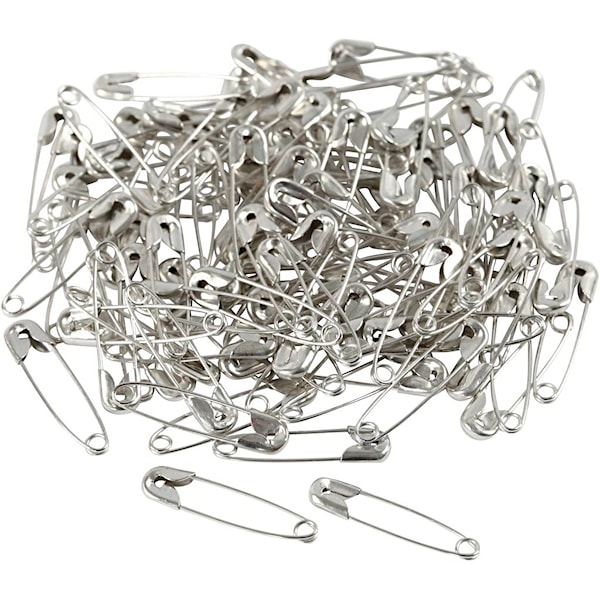 Sikkerhetsnåler Sølv - 100-pack