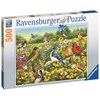 Birds In The Meadow Pussel 500 bitar Ravensburger