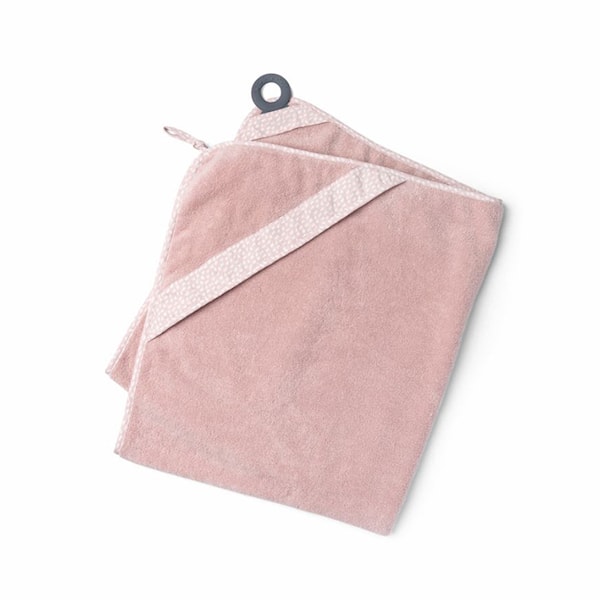 Badehåndkle med Hette og Bitis Moln Rosa Doomoo
