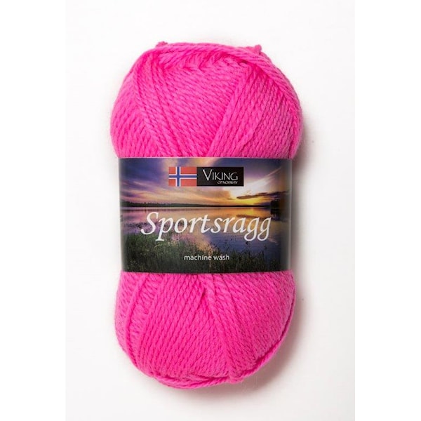 Viking of Norway Sportsragg 50 gr neonroosa