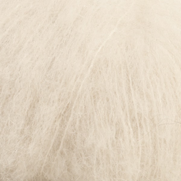 Drops Brushed Alpaca Silk Uni ColourGarn 25 g natur 01