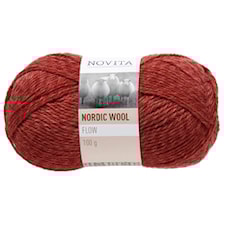 Novita, Nordic Wool Flow, Ullgarn, 100 g, Paprika 057
