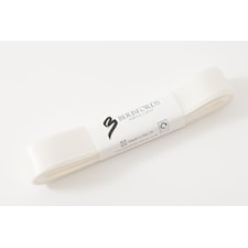 Naturvitt Satinband 15mm x 5 meter