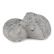 Form Living Trädgårdsdekoration Igelkott Par Liten 14x11x7 cm Cement