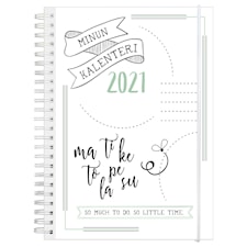 Kalenteri 2021 Scribble II A5 Burde