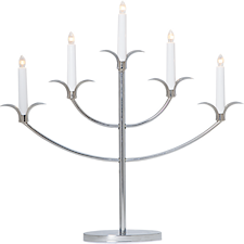 Star Trading Ljusstake Tilpi 54x8x52 cm Krom
