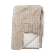 Bondeco Collection Sengeteppe, Bomullsfløyel, 260 x 260 cm, Sand