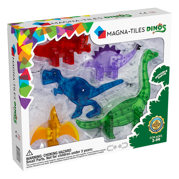 Magna-Tiles Dinos 5 stk