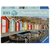 Colorful Houses in Sweden Puslespill 100 Brikker Ad Ravensburger