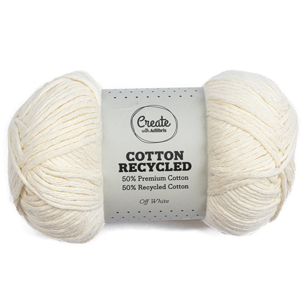 Cotton 8/9 Garn g Adlibris (off white, green + 22 andra färger)| Adlibris
