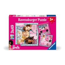 Puslespill Barbie 3x49 brikker, Ravensburger