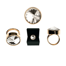 Ioaku Zen Ring Alloy Gold/White