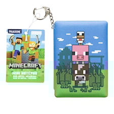 Minecraft Mini Puffig Anteckningsbok med Nyckelring, Paladone